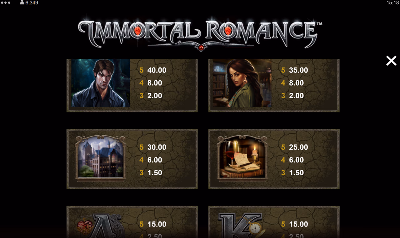 Immortal Romance artwork